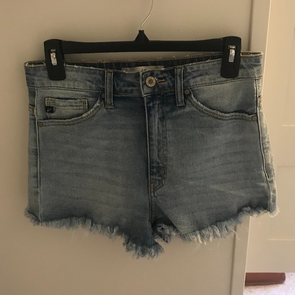 High Waisted Jean Shorts - Picture 1 of 3